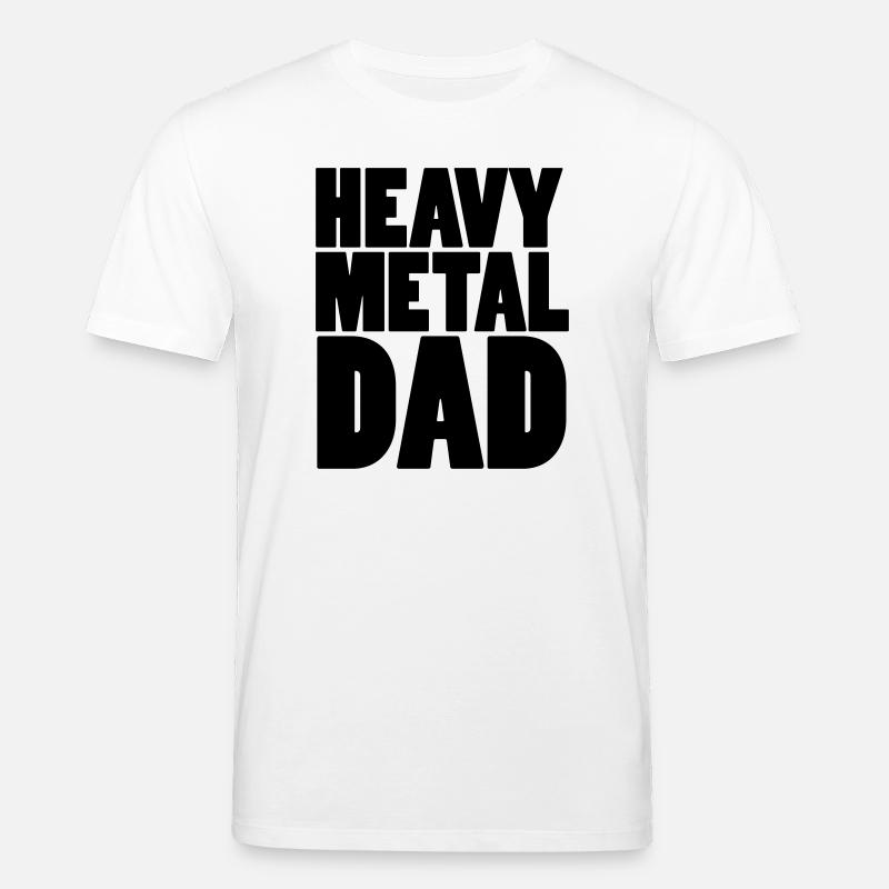 Heavy Metal Dad - Stanley/Stella Unisex Bio-T-Shirt CREATOR  - Weiß