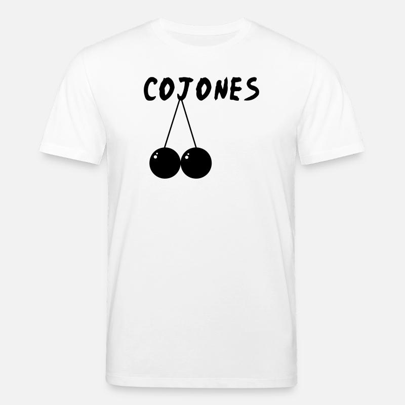 cojones - Stanley/Stella Unisex Bio-T-Shirt CREATOR  - Weiß