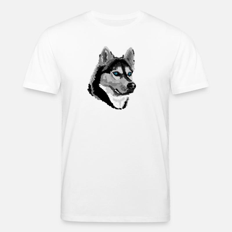 Husky - Stanley/Stella Unisex Bio-T-Shirt CREATOR  - Weiß