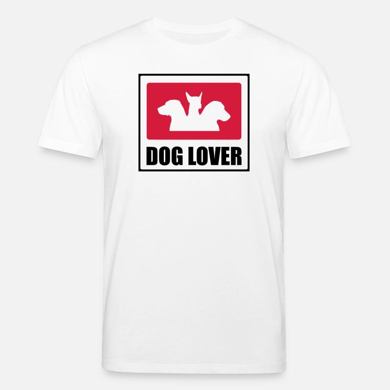 Dog Lover - Stanley/Stella Unisex Bio-T-Shirt CREATOR  - Weiß