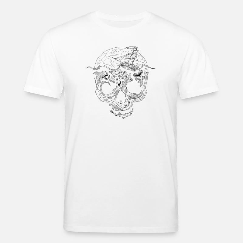 Below - Stanley/Stella Unisex Bio-T-Shirt CREATOR  - Weiß
