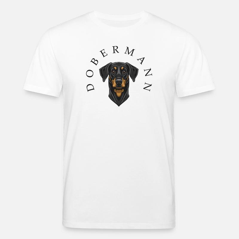 Dobermann - Stanley/Stella Unisex Bio-T-Shirt CREATOR  - Weiß