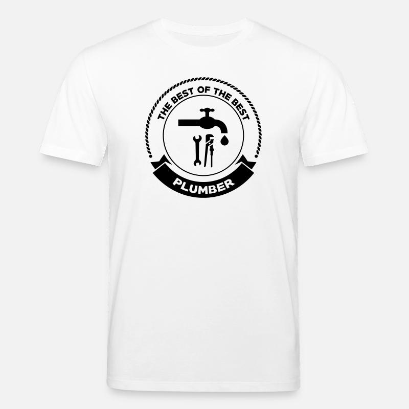 Plumber - Stanley/Stella Unisex Bio-T-Shirt CREATOR  - Weiß