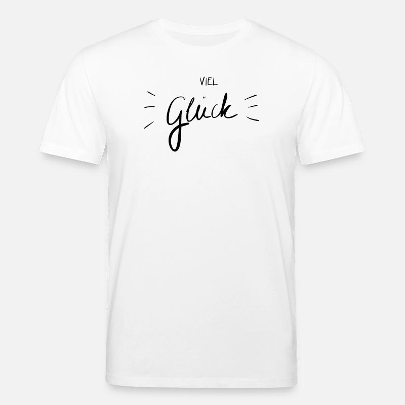 Viel Glück - Stanley/Stella Unisex Bio-T-Shirt CREATOR  - Weiß