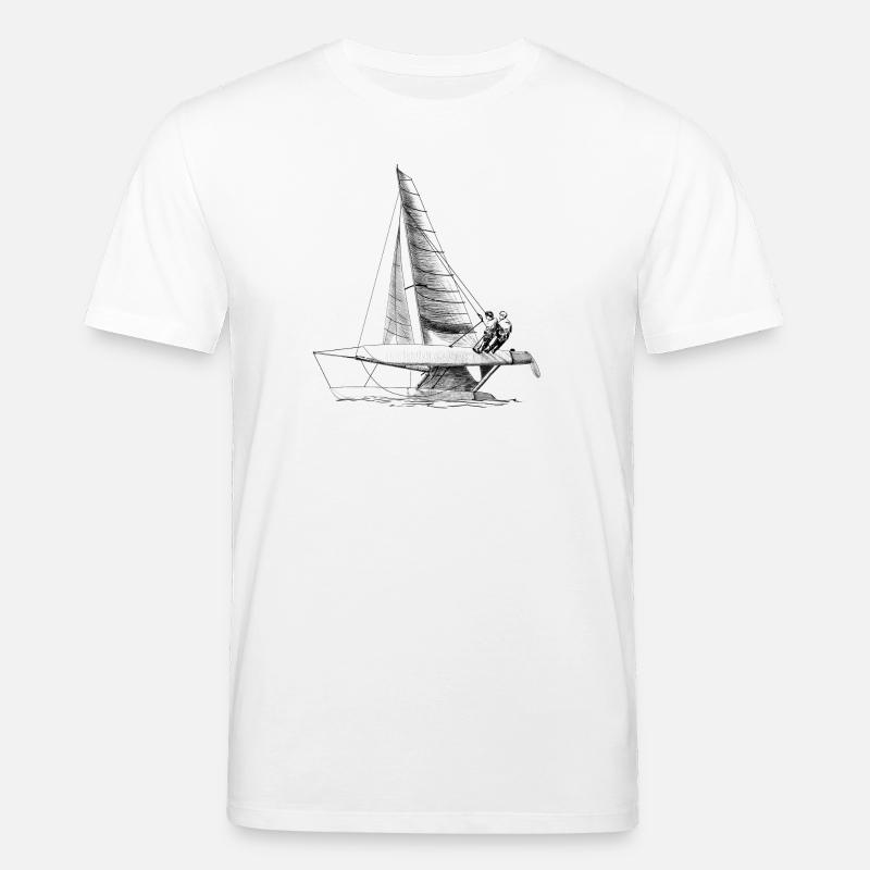 katamaran - Stanley/Stella Unisex Bio-T-Shirt CREATOR  - Weiß