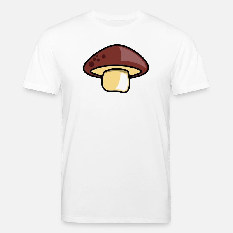 pilze pilz geschenkidee symbol - Stanley/Stella Unisex Bio-T-Shirt CREATOR  - Weiß