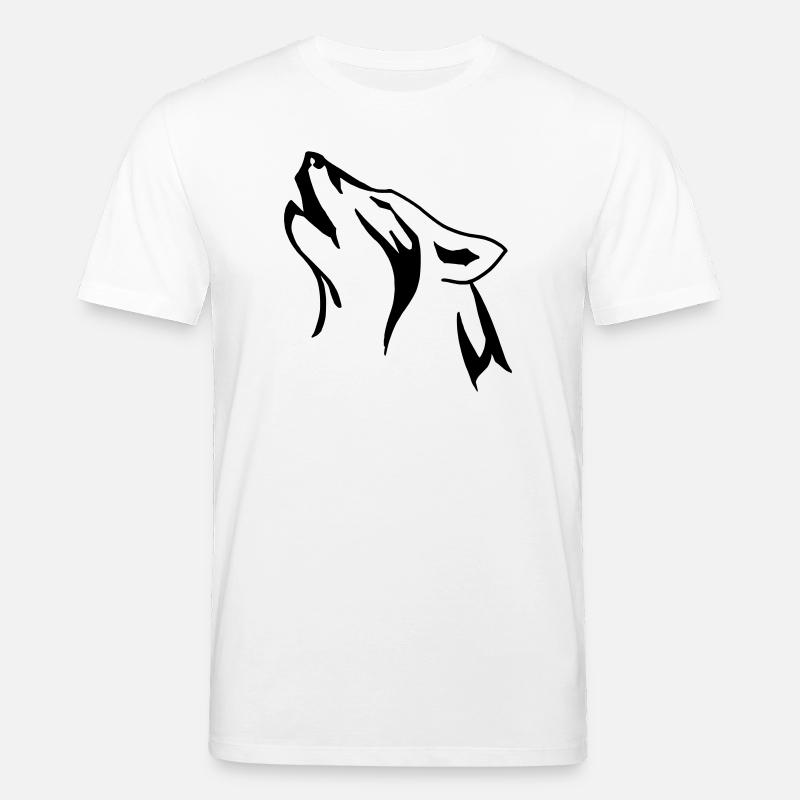 wolfkopf - Stanley/Stella Unisex Bio-T-Shirt CREATOR  - Weiß