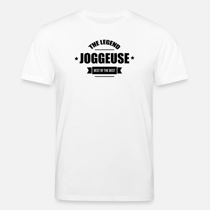 Course à Pied / Running / Jogging / Coureur - T-shirt bio CREATOR Stanley/Stella Unisexe - blanc