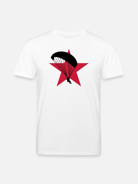 Paragliding / Paraglider / Parapente / Gleitschirm - Stanley/Stella CREATOR Unisex Organic T-Shirt - white