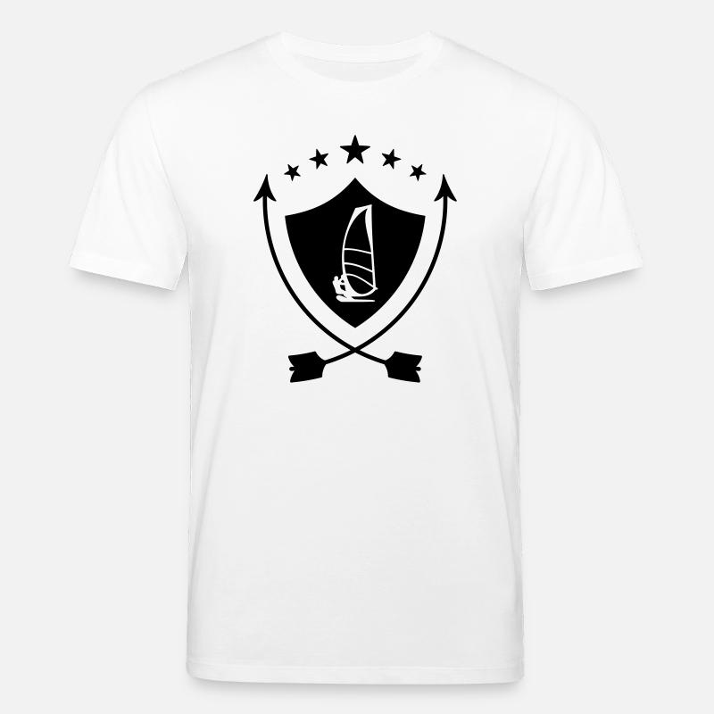 Windsurfen / Windsurfer / Windsurf / Windsurfing - Stanley/Stella Unisex Bio-T-Shirt CREATOR  - Weiß