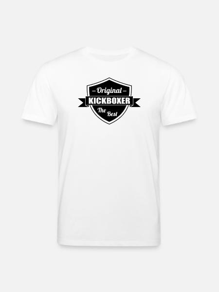 Kickboxing / Kick-Boxeur / Kick Boxing / - T-shirt bio CREATOR Stanley/Stella Unisexe - blanc