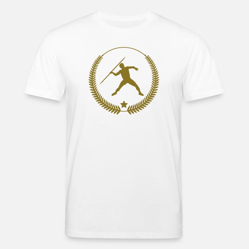 Speerwurf / Diskuswurf / Kugelstoßen / Hammerwurf - Stanley/Stella Unisex Bio-T-Shirt CREATOR  - Weiß