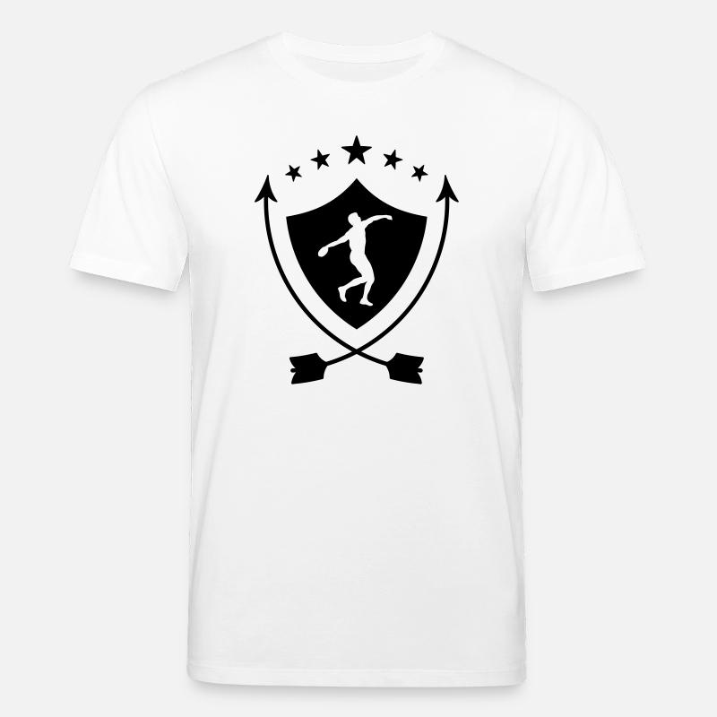 Speerwurf / Diskuswurf / Kugelstoßen / Hammerwurf - Stanley/Stella Unisex Bio-T-Shirt CREATOR  - Weiß