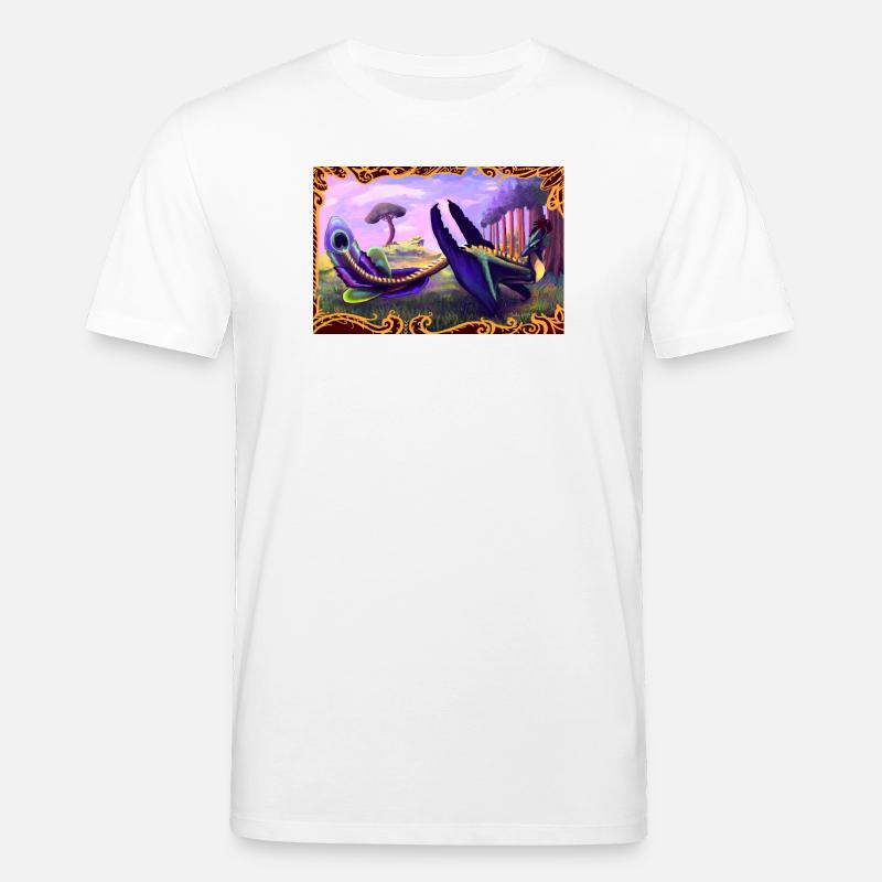 Dinosaurier - Stanley/Stella Unisex Bio-T-Shirt CREATOR  - Weiß