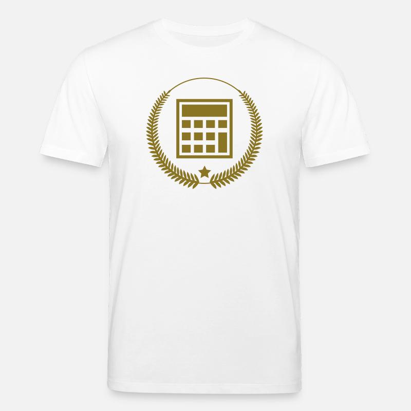 comptable / comptabilité / argent / Finance / Euro - T-shirt bio CREATOR Stanley/Stella Unisexe - blanc