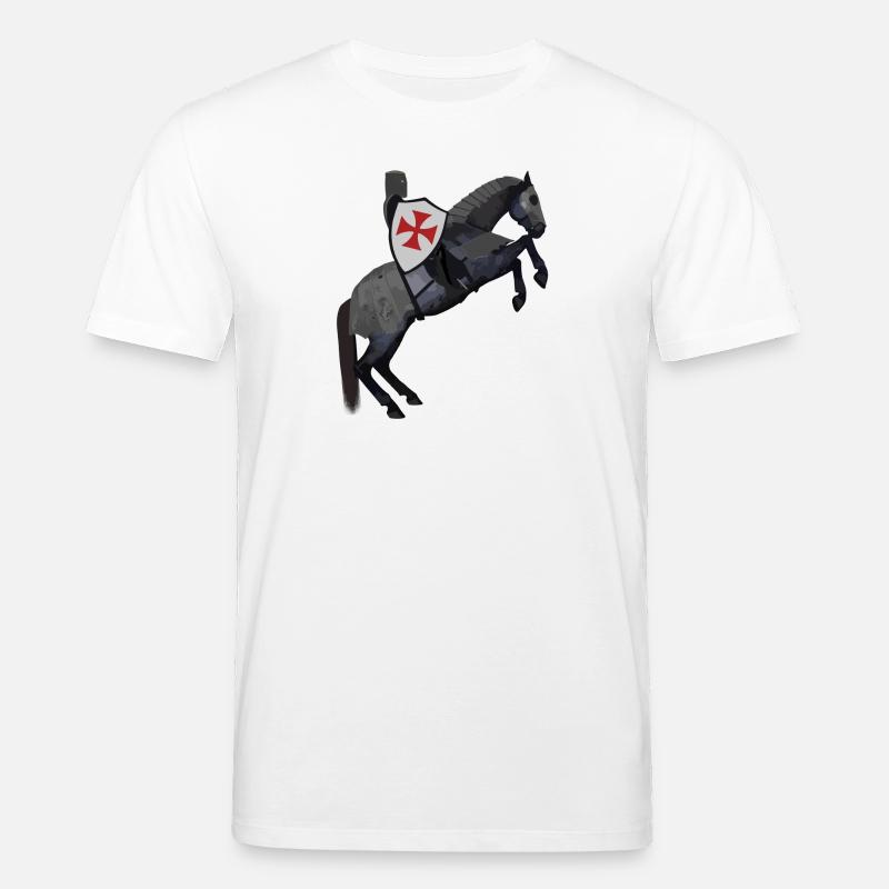 Ritterlicher Steed Ginster - Stanley/Stella Unisex Bio-T-Shirt CREATOR  - Weiß
