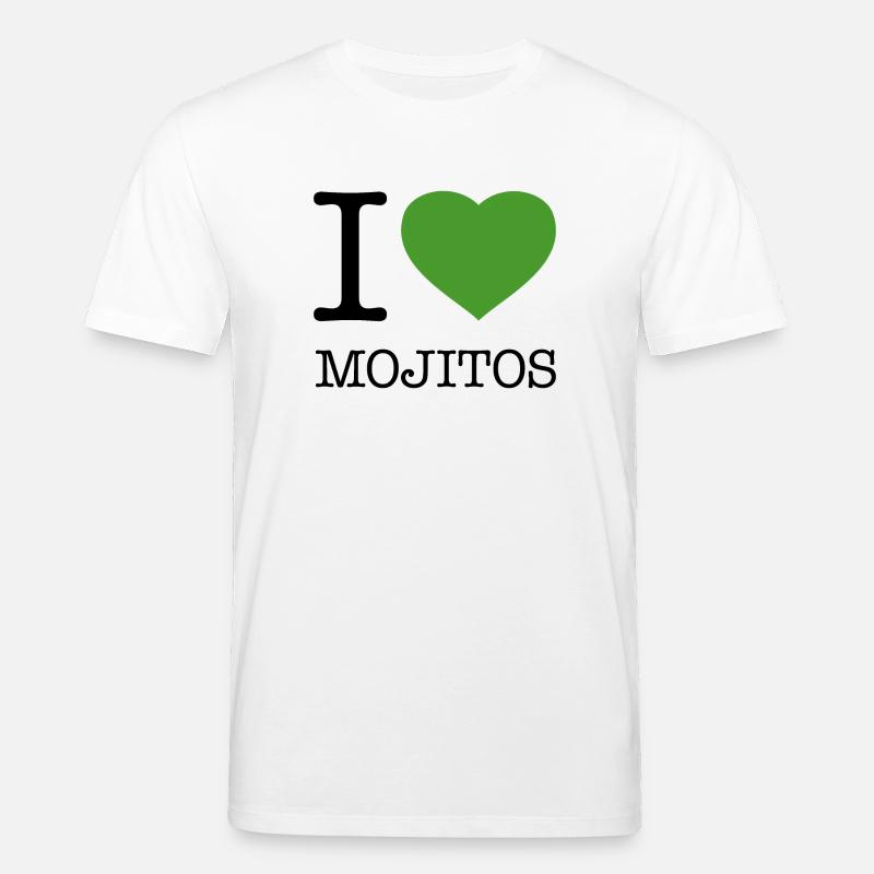 I LOVE MOJITOS - Stanley/Stella Unisex Bio-T-Shirt CREATOR  - Weiß