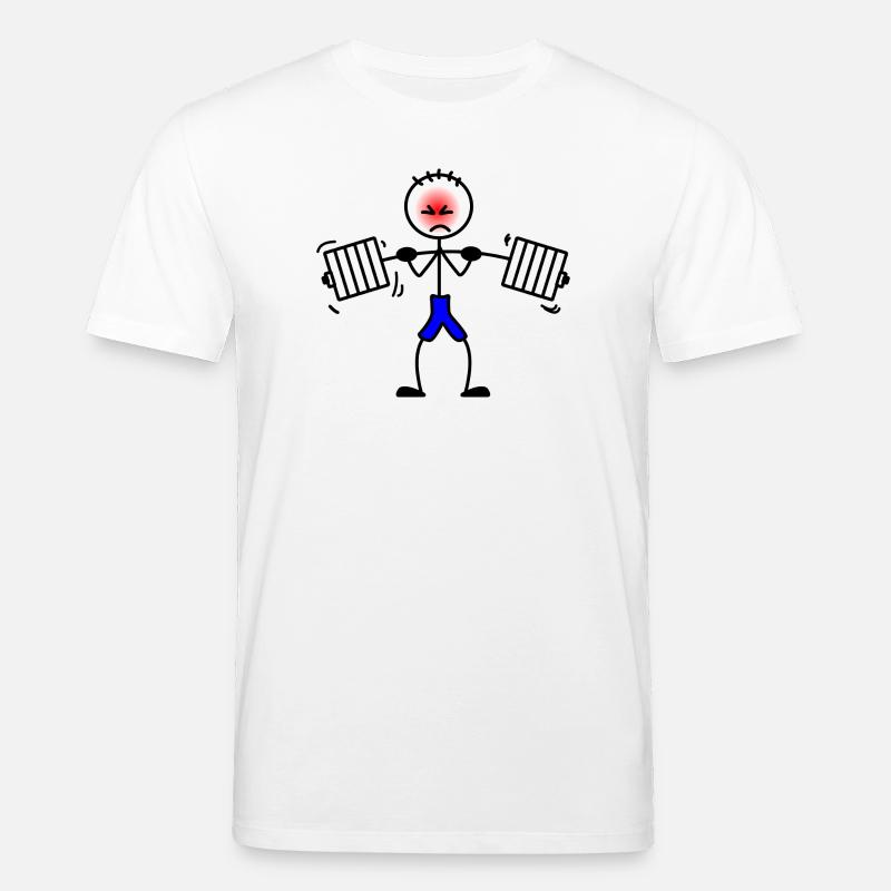 Haltérophile musculation musculation musculation 2 - T-shirt bio CREATOR Stanley/Stella Unisexe - blanc