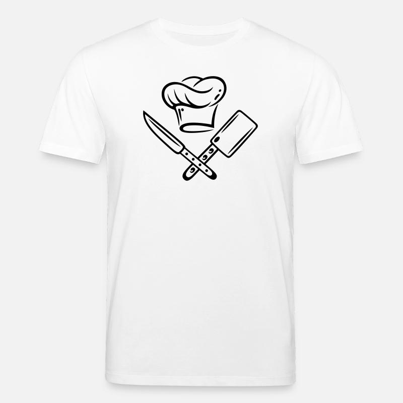 Cuisiner, chapeau de chef - T-shirt bio CREATOR Stanley/Stella Unisexe - blanc