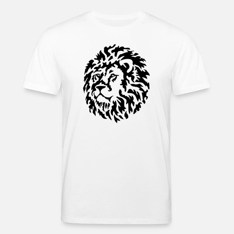 löwe raubkatze - Stanley/Stella Unisex Bio-T-Shirt CREATOR  - Weiß