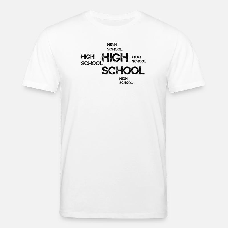 Design d’école secondaire - T-shirt bio CREATOR Stanley/Stella Unisexe - blanc