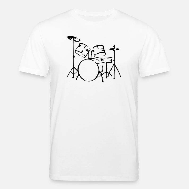 percussions - T-shirt bio CREATOR Stanley/Stella Unisexe - blanc