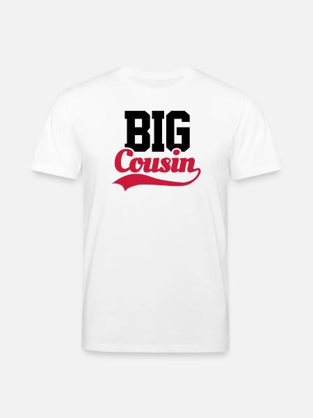 Big Cousin - Stanley/Stella CREATOR Unisex Organic T-Shirt - white