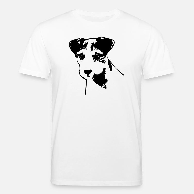 Parson Russell Terrier Kopf - Stanley/Stella Unisex Bio-T-Shirt CREATOR  - Weiß