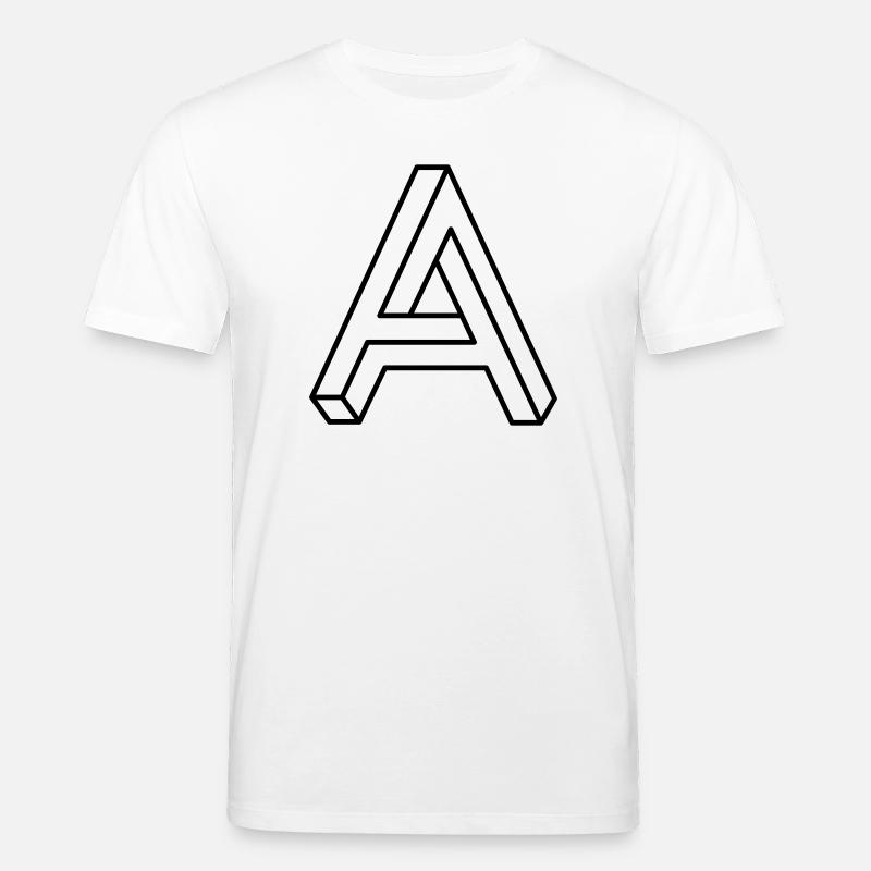 Forme Impossible – Conception d’illusion d’optique - T-shirt bio CREATOR Stanley/Stella Unisexe - blanc