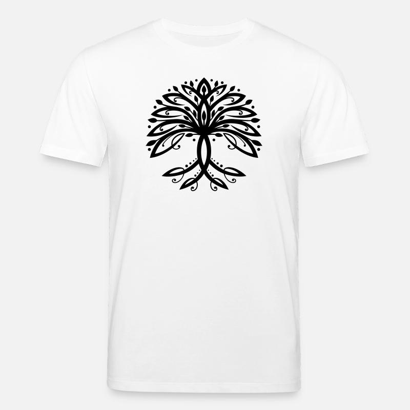 Yggdrasil Lebensbaum Weltenesche - Stanley/Stella Unisex Bio-T-Shirt CREATOR - Weiß