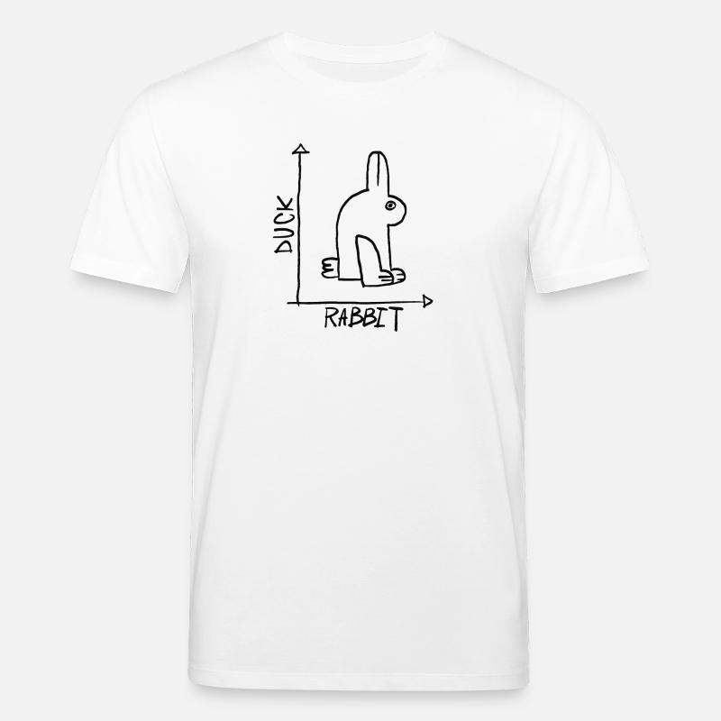 Ente oder Hase - Stanley/Stella Unisex Bio-T-Shirt CREATOR  - Weiß
