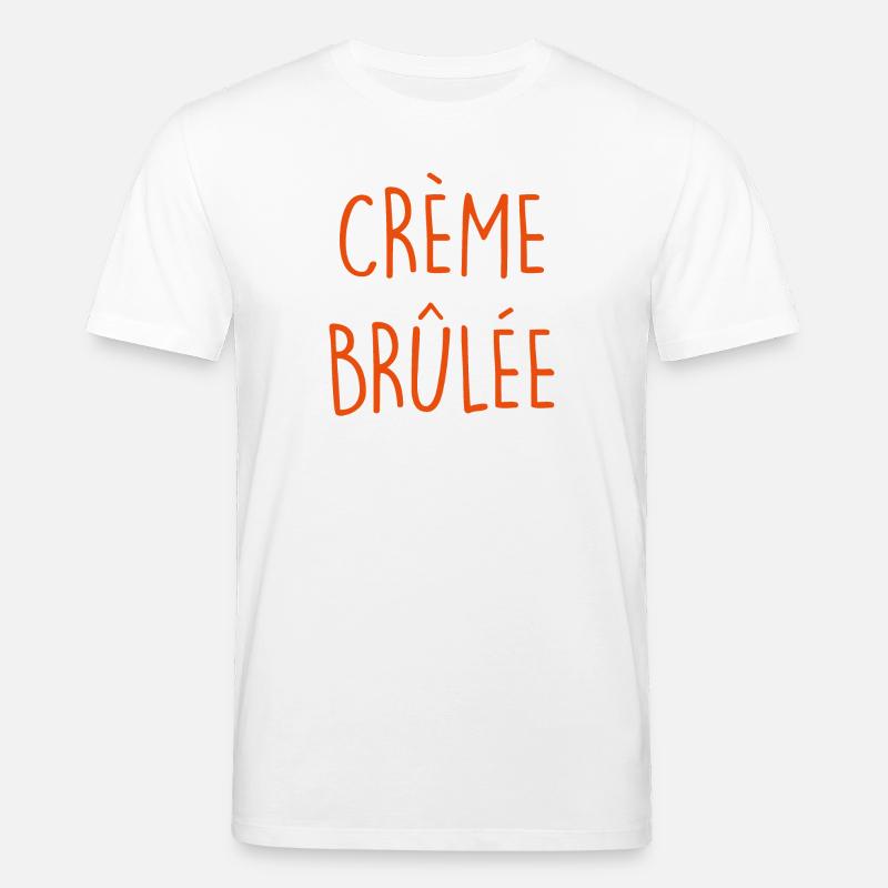 PUDDING À LA CRÈME BRÛLÉE - T-shirt bio CREATOR Stanley/Stella Unisexe - blanc