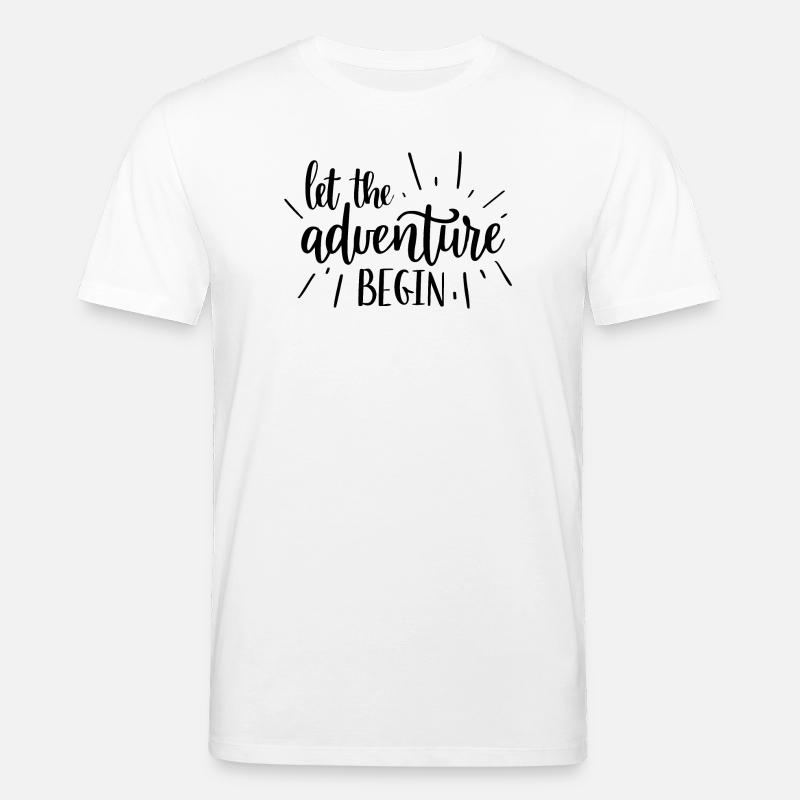 Abenteuerbeginner Motivdesign - Stanley/Stella Unisex Bio-T-Shirt CREATOR - Weiß