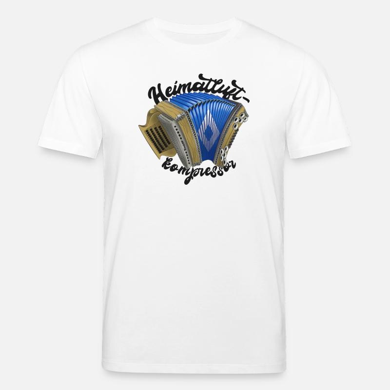 Heimatluftkompressor // dunkel | ZiachON! - Stanley/Stella Unisex Bio-T-Shirt CREATOR  - Weiß