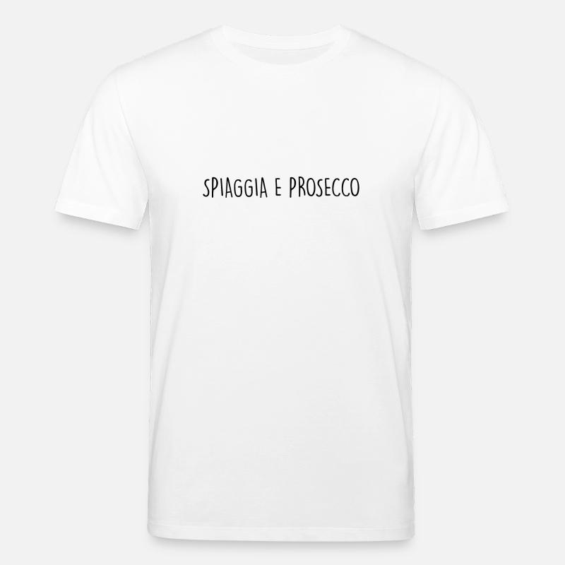 SPIAGGIA E PROSECCO - Stanley/Stella Unisex Bio-T-Shirt CREATOR - Weiß