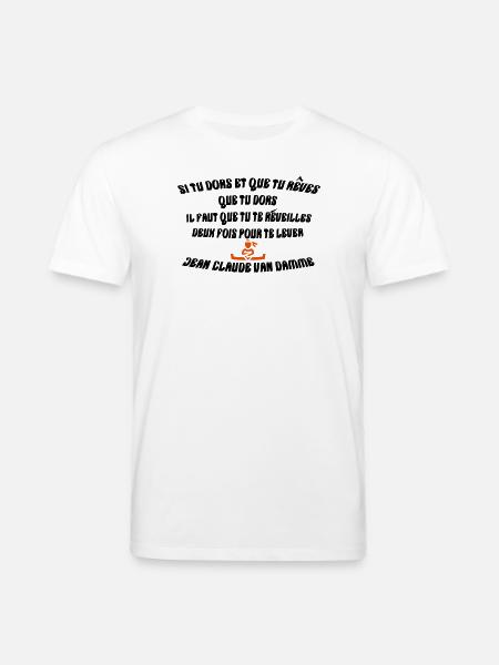 rever de dormir - T-shirt bio CREATOR Stanley/Stella Unisexe - blanc
