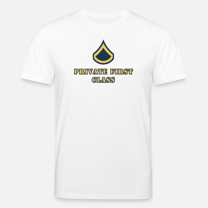 Private First Class - Stanley/Stella Unisex Bio-T-Shirt CREATOR  - Weiß