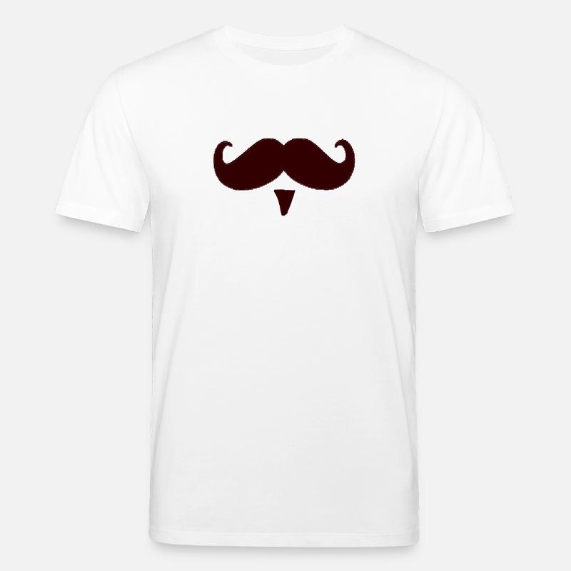 Schnurrbart Schnauz Oberlippenbart Geschenk - Stanley/Stella Unisex Bio-T-Shirt CREATOR  - Weiß