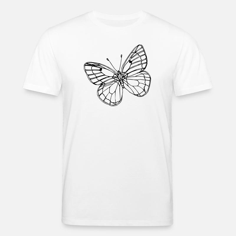 Schmetterling - Stanley/Stella Unisex Bio-T-Shirt CREATOR  - Weiß
