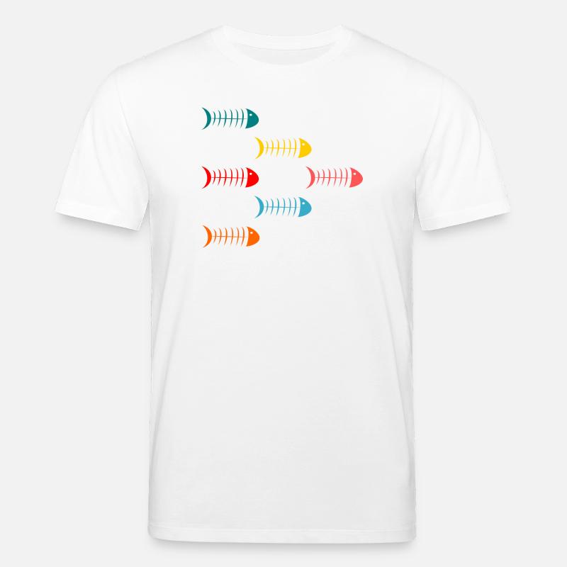 Sardinen - Stanley/Stella Unisex Bio-T-Shirt CREATOR  - Weiß