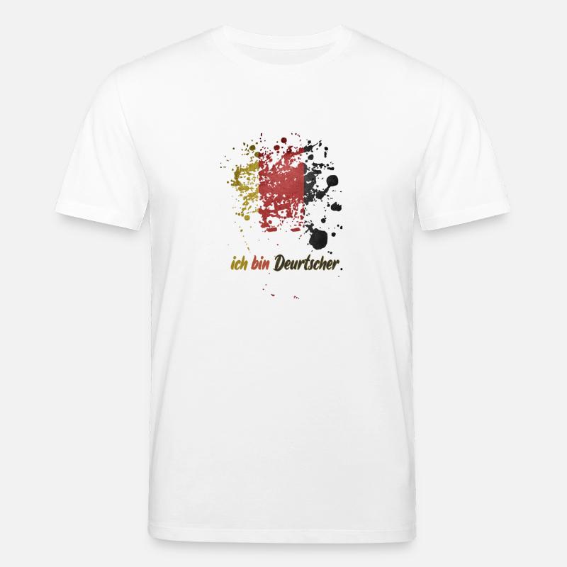ich bin deutscher - Stanley/Stella Unisex Bio-T-Shirt CREATOR - Weiß