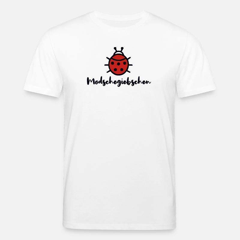 Modschegiebchen Marienkäfer Sächsisch Dialekt - Stanley/Stella Unisex Bio-T-Shirt CREATOR  - Weiß