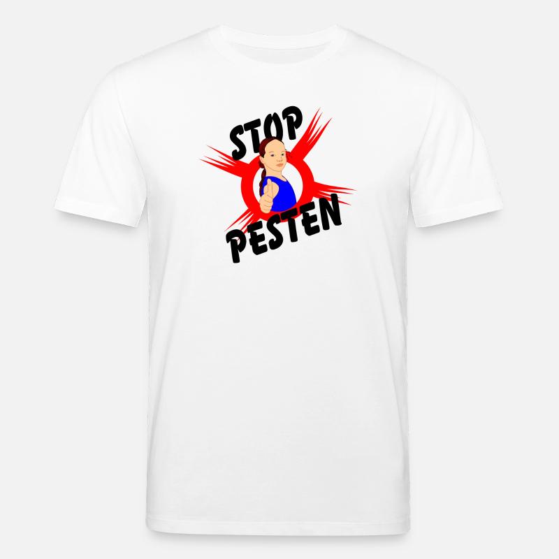 Stoppen Sie Mobbing Logo-Text STOP MOBBING' - Stanley/Stella Unisex Bio-T-Shirt CREATOR  - Weiß