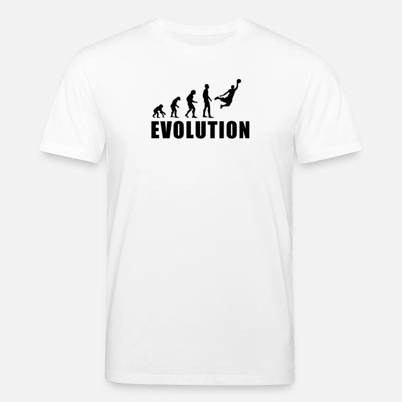 EVOLUTION BASKET Geschenk Basketball - Stanley/Stella Unisex Bio-T-Shirt CREATOR  - Weiß