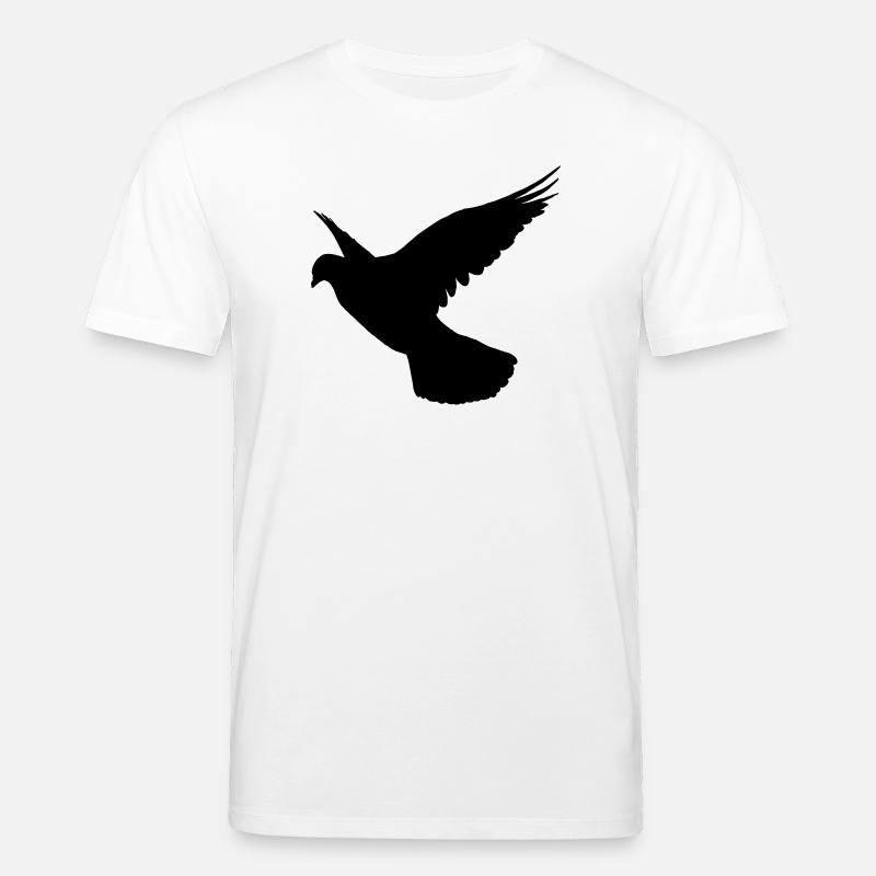 Taubentaube - Stanley/Stella Unisex Bio-T-Shirt CREATOR  - Weiß