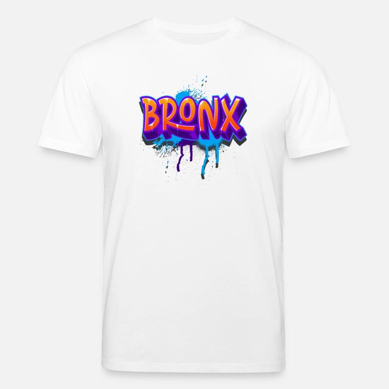 Graffiti du Bronx - T-shirt bio CREATOR Stanley/Stella Unisexe - blanc