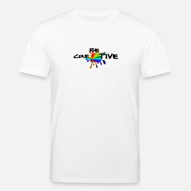 Be Creative – Inspire Your Imagination - T-shirt bio CREATOR Stanley/Stella Unisexe - blanc