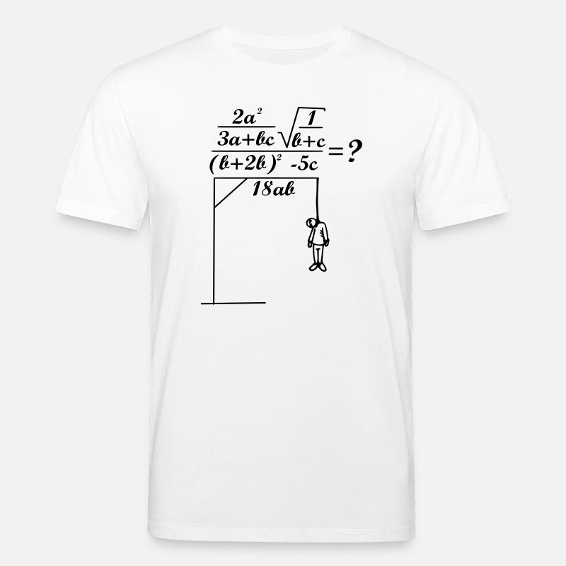 formule de math - T-shirt bio CREATOR Stanley/Stella Unisexe - blanc