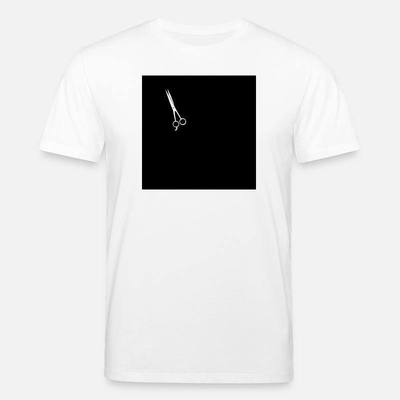 Ciseaux de coiffeur - T-shirt bio CREATOR Stanley/Stella Unisexe - blanc