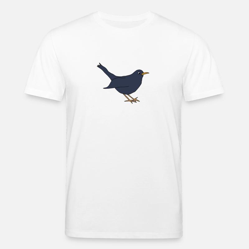 Amsel *** blanko - Stanley/Stella Unisex Bio-T-Shirt CREATOR  - Weiß